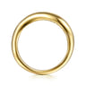 Soraya - 14K Yellow Gold Stackable Ring