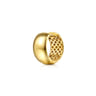 Soraya - 14K Yellow Plain Gold Huggie Earrings