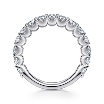 Sorrento - 14K White Gold Shared Prong Set Diamond Anniversary Band