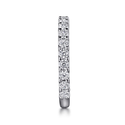 Sorrento - 14K White Gold Shared Prong Set Diamond Wedding Band