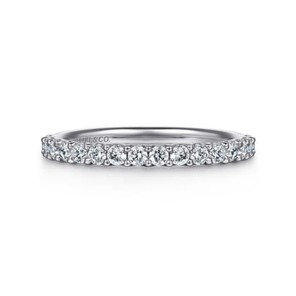 Sorrento - Platinum Shared Prong Set Diamond Wedding Band