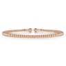 Split 14K Rose Gold Beaded Bujukan Bangle