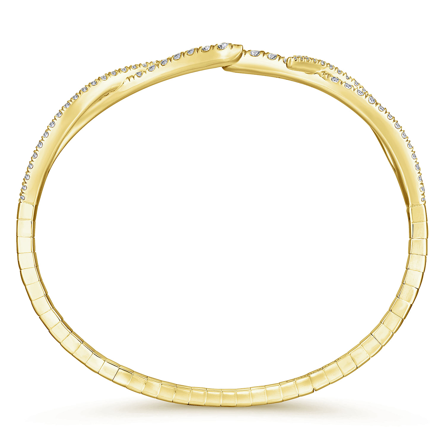 14k Yellow Gold Kaslique Bangle Bracelet. SKU: BG3985