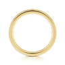 Straight Wedding Ring in 14k Yellow Gold with Round  at Gabriel & Co.