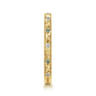 Straight Wedding Ring in 14k Yellow Gold with Round  at Gabriel & Co.