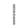 Stackable Ring 14K White Gold Diamond 0.25ct - 0.25 ct