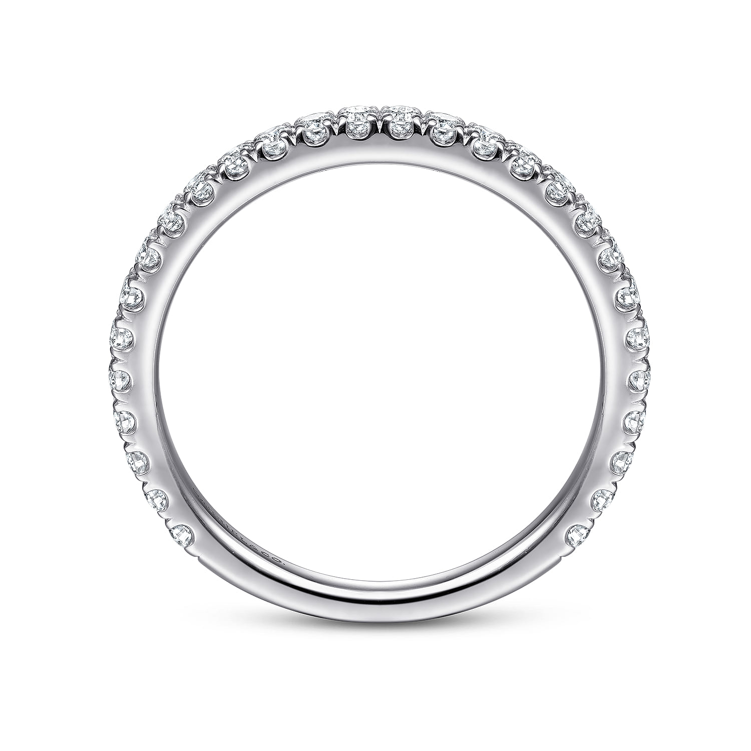 Stackable Ring 14K White Gold Diamond 0.4ct