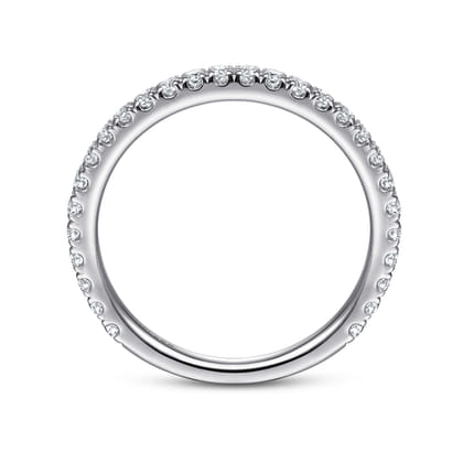 Stackable Ring 14K White Gold Diamond 0.4ct