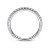 Stackable Ring 14K White Gold Diamond 0.4ct - 0.4 ct