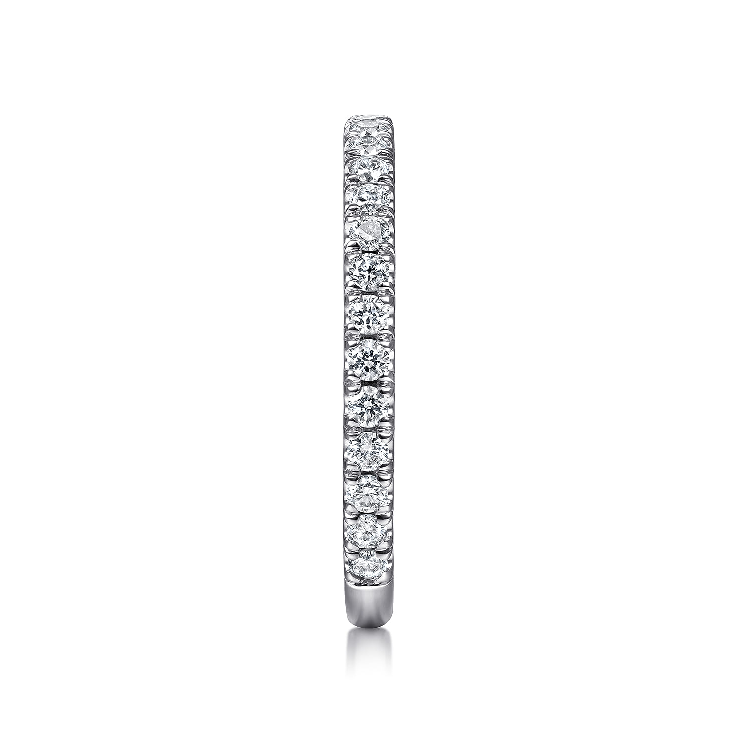 Stackable Ring 14K White Gold Diamond 0.4ct
