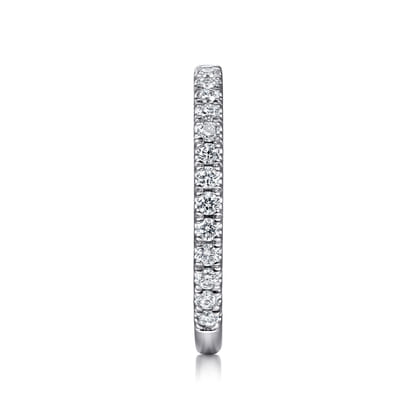 Stackable Ring 14K White Gold Diamond 0.4ct