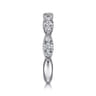 Stackable Ring 14K White Gold Diamond 0.4ct - 0.4 ct