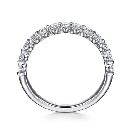 Stackable Ring 14K White Gold Diamond 0.5ct