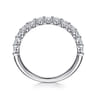 Stackable Ring 14K White Gold Diamond 0.5ct - 0.5 ct