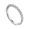 Stackable Ring 14K White Gold Diamond 0.5ct - 0.5 ct