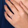 Stackable Ring 14K White Gold Diamond 0.5ct - 0.5 ct