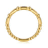 Stackable Ring 14K Yellow Gold Blue Sapphire