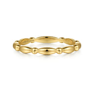Stackable Ring 14K Yellow Gold Bujukan