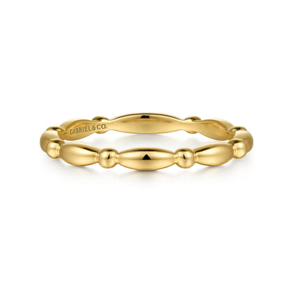 Stackable Ring 14K Yellow Gold Bujukan