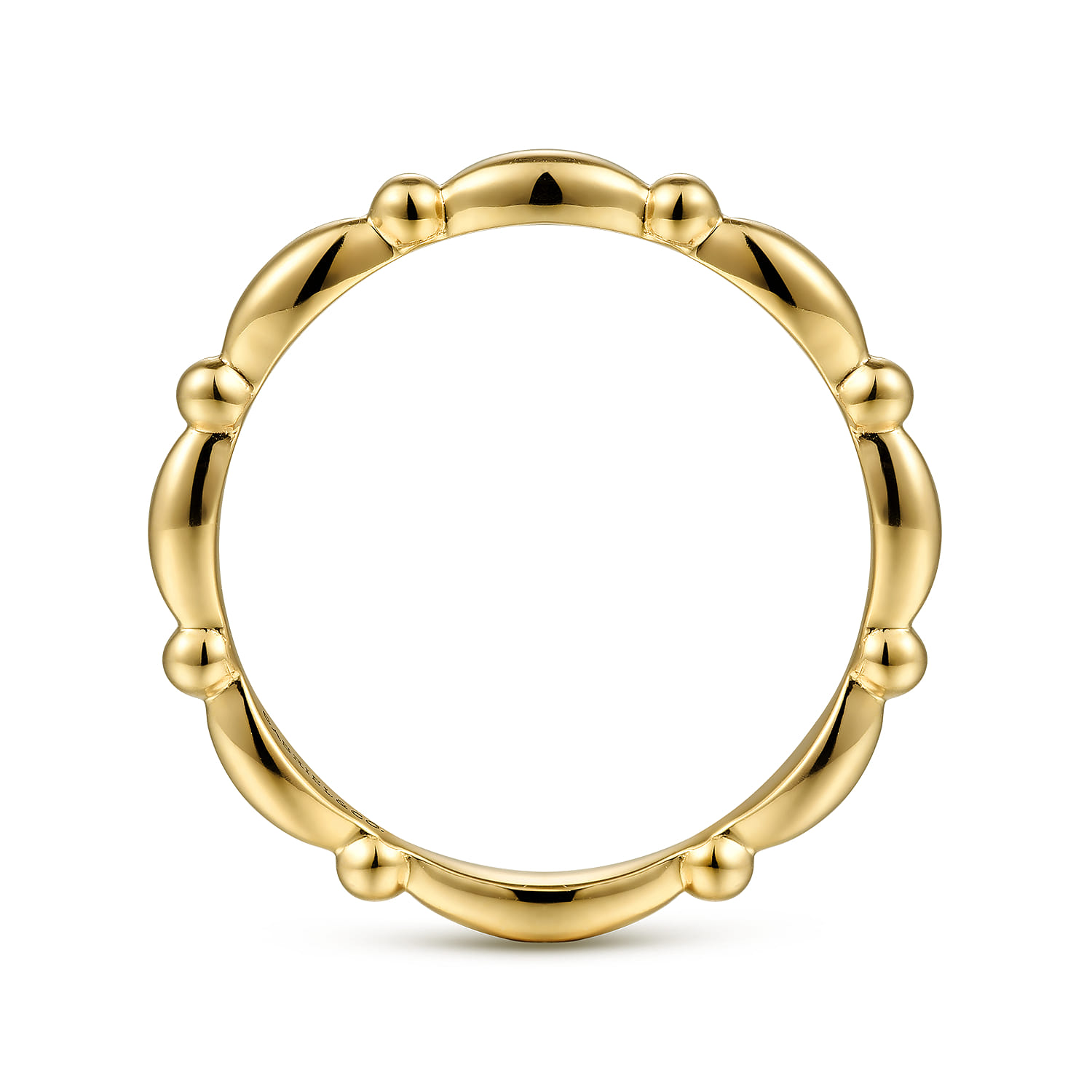 Stackable Ring 14K Yellow Gold Bujukan - Shot 2