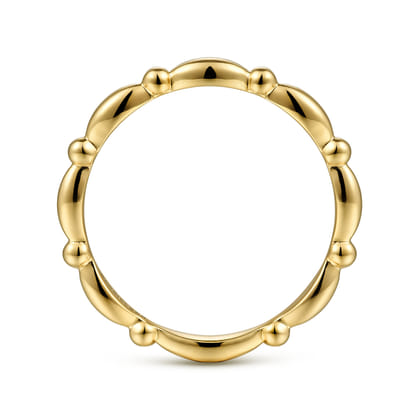 Stackable Ring 14K Yellow Gold Bujukan