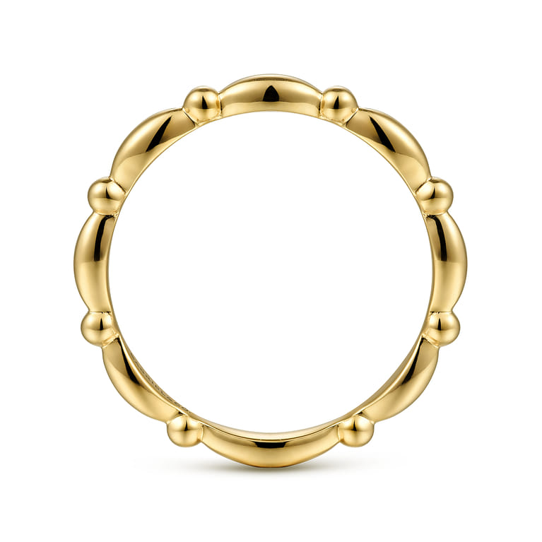 Stackable Ring 14K Yellow Gold Bujukan - Shot 2