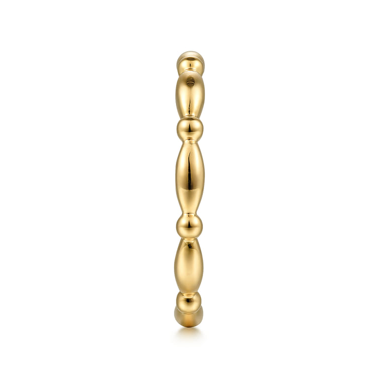 Stackable Ring 14K Yellow Gold Bujukan - Shot 4
