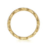 Stackable Ring 14K Yellow Gold Diamond 0.11ct Bujukan - 0.11 ct