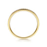 Stackable Ring 14K Yellow Gold Diamond 0.12ct - 0.12 ct