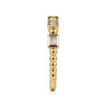 Stackable Ring 14K Yellow Gold Diamond 0.25ct - 0.18 ct