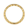 Stackable Ring 14K Yellow Gold Diamond 0.55ct - 0.55 ct