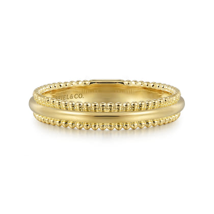 Stackable Ring 14K Yellow Gold Diamond Bujukan
