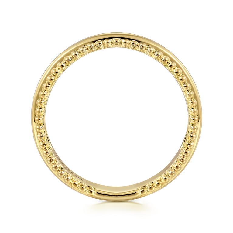 Stackable Ring 14K Yellow Gold Diamond Bujukan - Shot 2