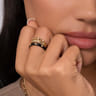 Stackable Ring 14K Yellow Gold Diamond Bujukan