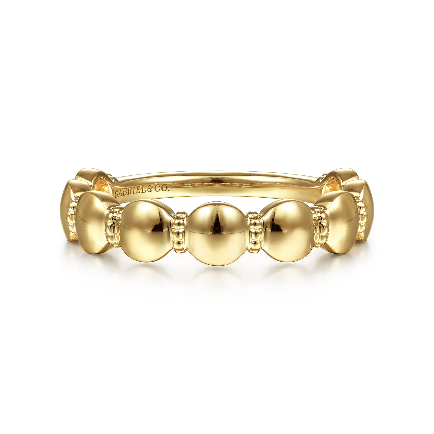 Stackable Ring 14K Yellow Gold - Shot 1