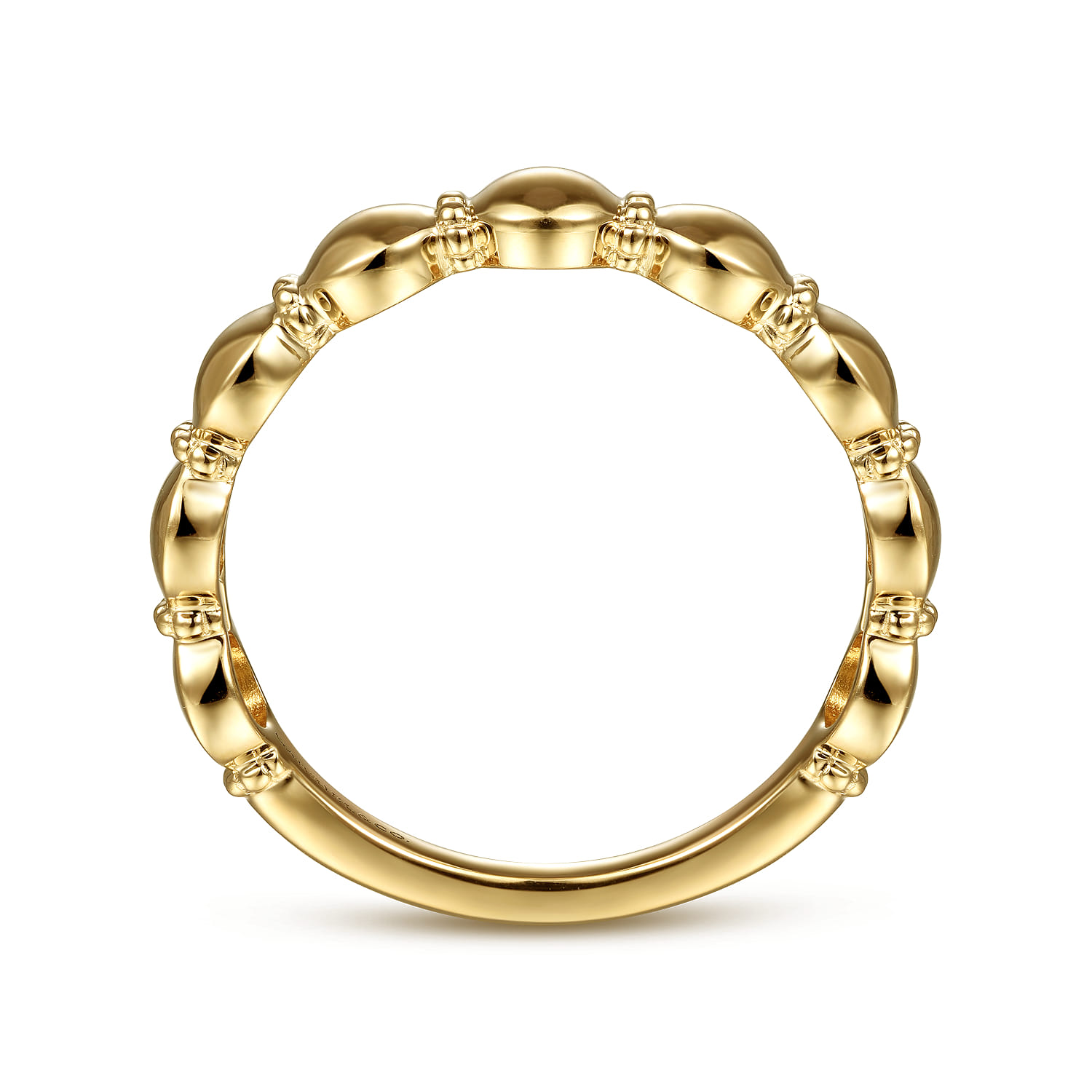 Stackable Ring 14K Yellow Gold - Shot 2