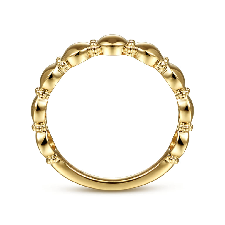 Stackable Ring 14K Yellow Gold - Shot 2
