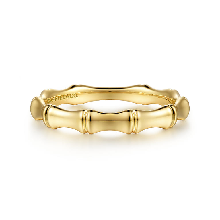 Stackable Ring 14K Yellow Gold - Shot 1
