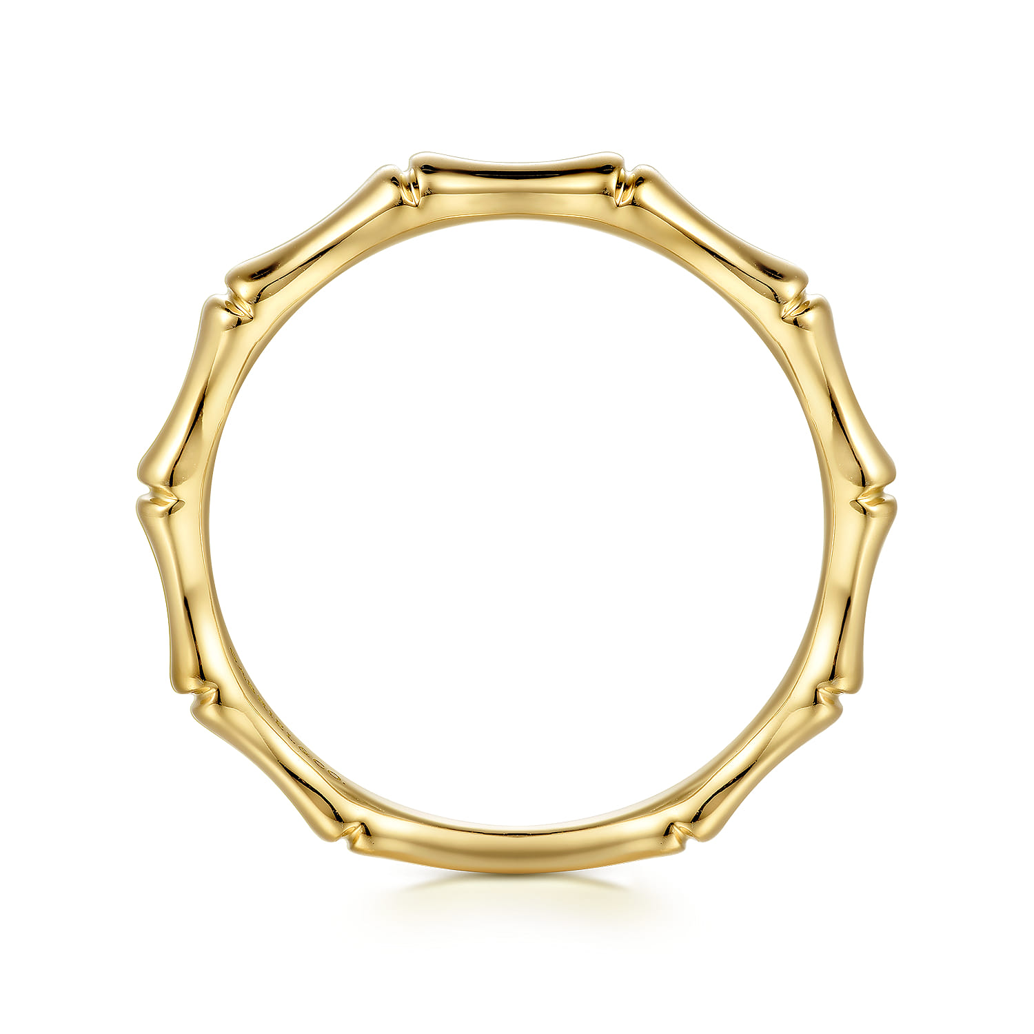 Stackable Ring 14K Yellow Gold - Shot 2