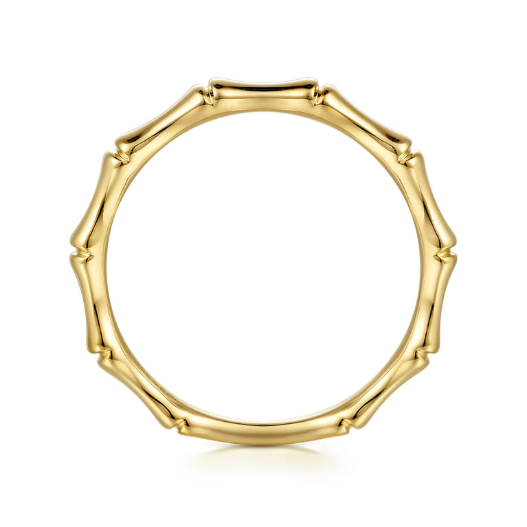 Stackable Ring 14K Yellow Gold - Shot 2