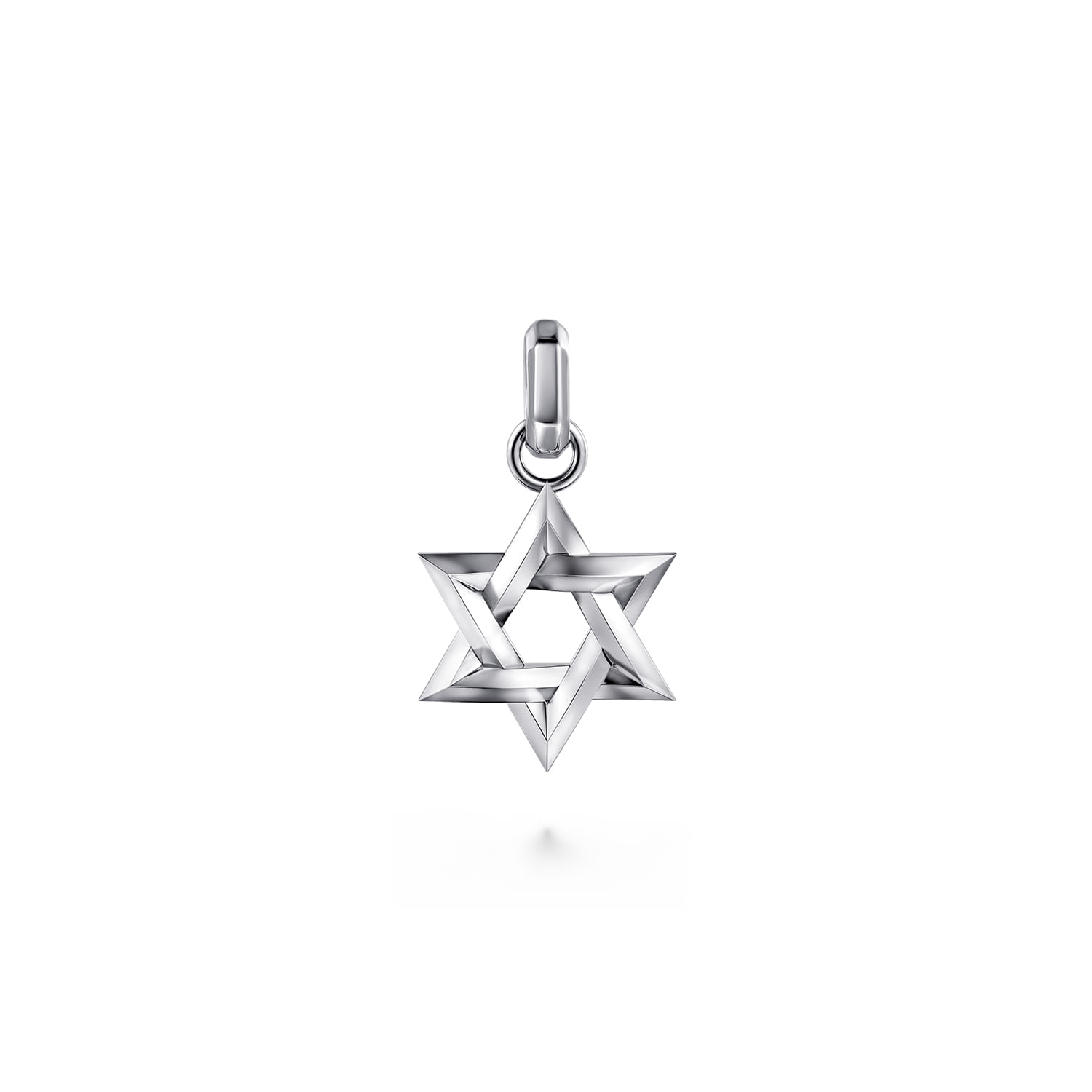 Star of David Pendant 925 Sterling Silver - Shot 1