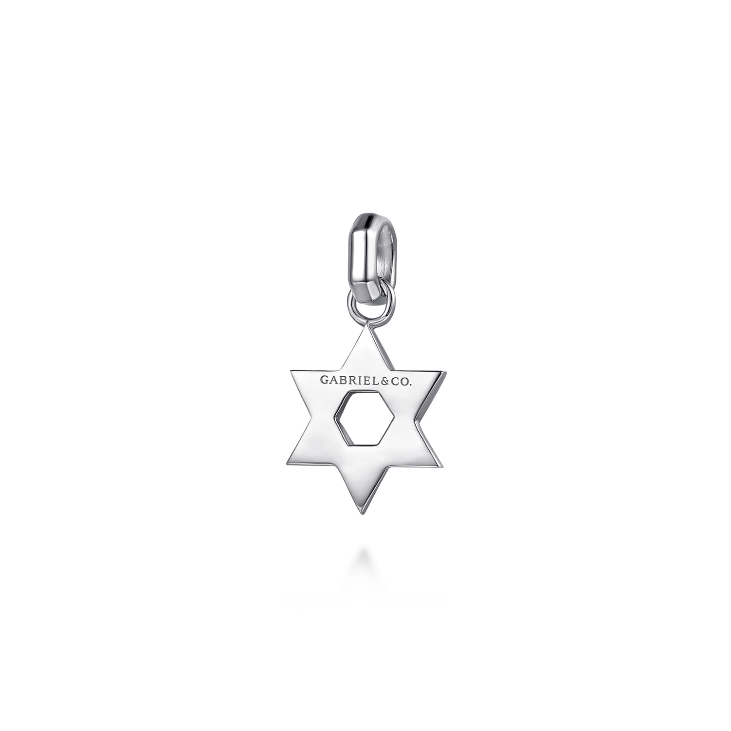 Star of David Pendant 925 Sterling Silver - Shot 2