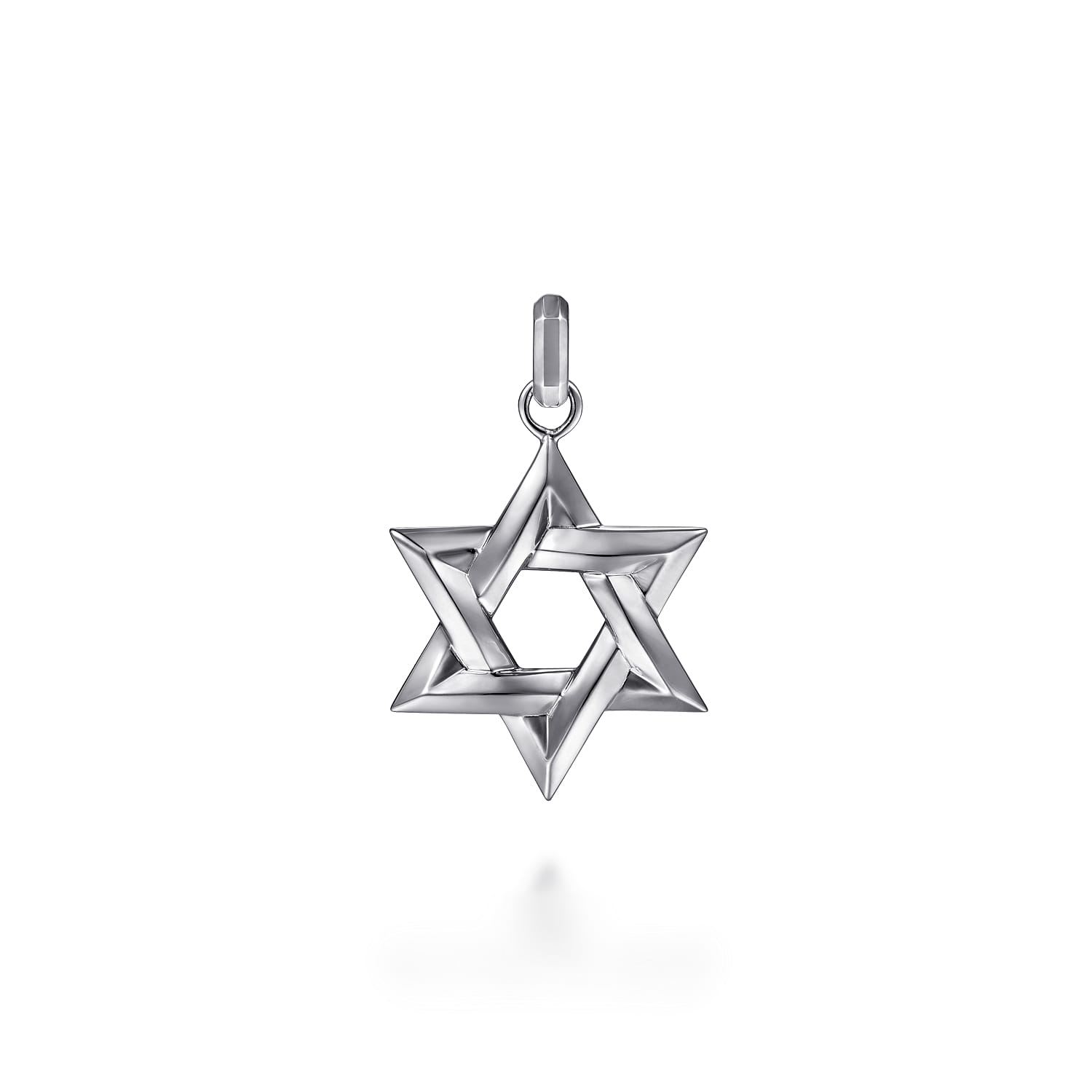 Star of David Pendant 925 Sterling Silver