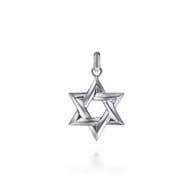 Star of David Pendant 925 Sterling Silver