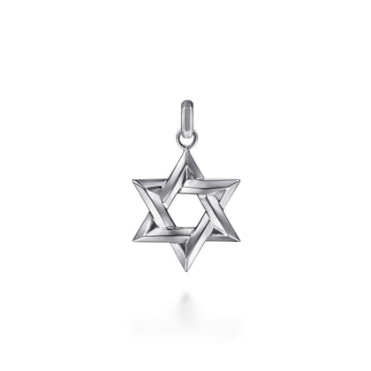 Star of David Pendant 925 Sterling Silver