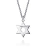 Star of David Pendant Necklace 925 Sterling Silver