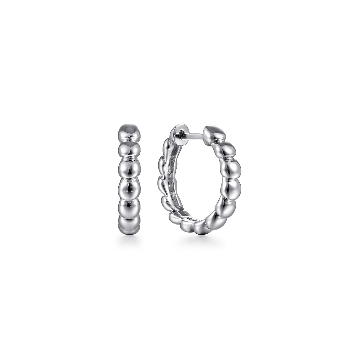 Sterling Silver 15mm Huggies - Shot 1