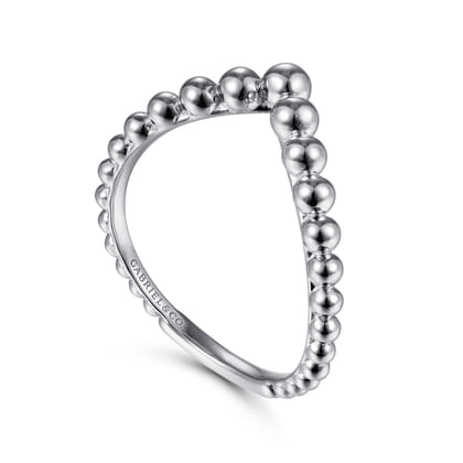 Sterling Silver Bujukan Chevron Ring