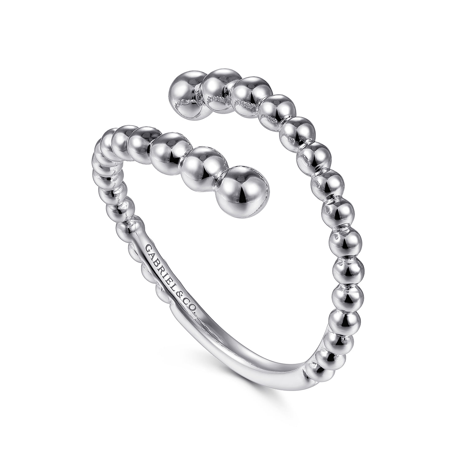 Sterling Silver Open Bujukan Bypass Ring