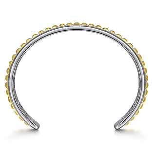 Sterling-Silver-Open-Cuff-Bracelet-with-14K-Yellow-Gold-Grommets3